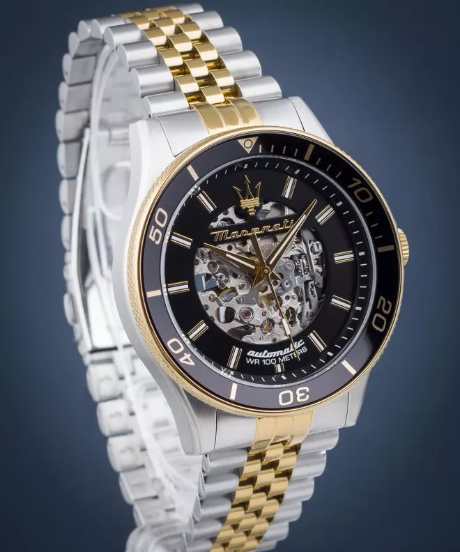 Zegarek męski Maserati Sfida Skeleton Automatic R8823140010