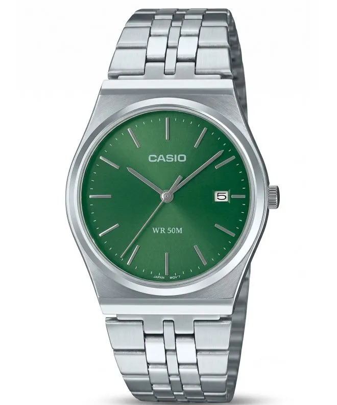 Zegarek męski Casio Timeless Collection zielony MTP-B145D-3AVEF