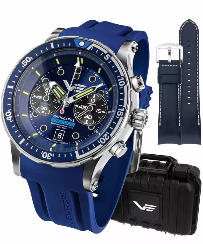 Zegarek męski Vostok Europe Batiscafos Chronograph SET 6S21-511A772