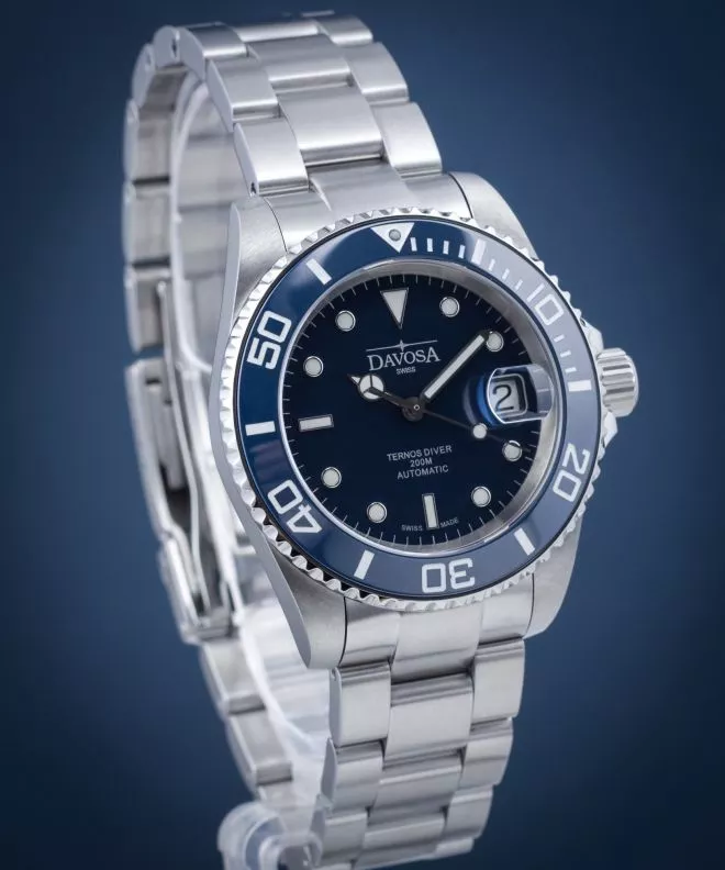 Zegarek męski Davosa Ternos Diver Ceramic WaveSl Automatic 161.555.40W