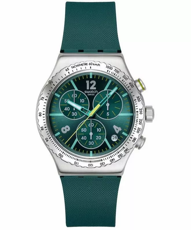 Zegarek Swatch Essentials Greenshift Glow Chronograph YVS535