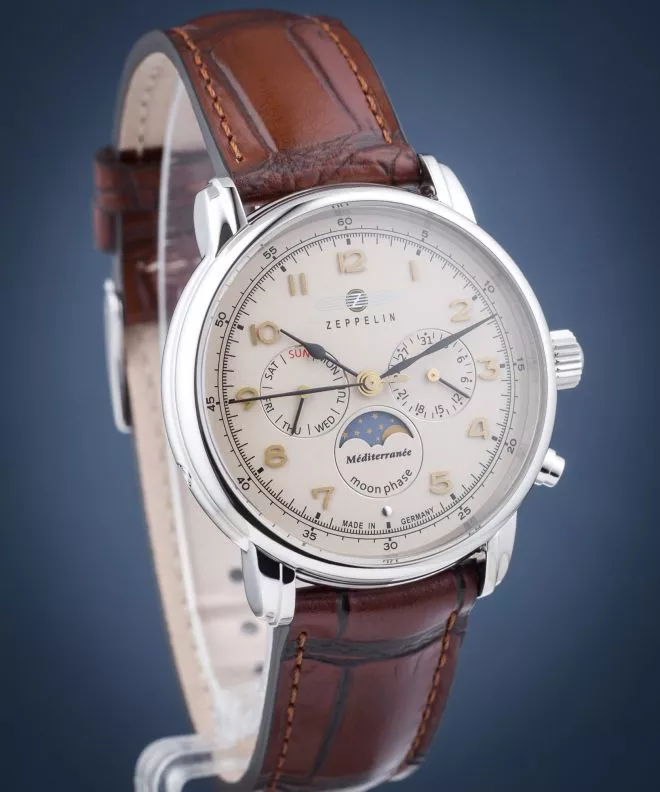 Zegarek męski Zeppelin Mediterranee Moonphase 9636-5
