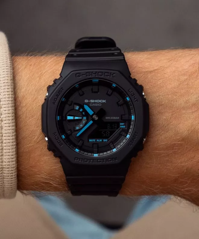 Zegarek Casio G-SHOCK Octagon Carbon Core Guard GA-2100-1A2ER
