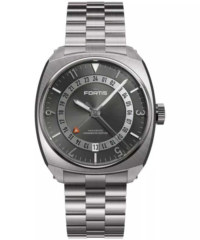 Zegarek męski Fortis Vagabond V-40 Urban Shadow Super Titatnium Automatic F6660004