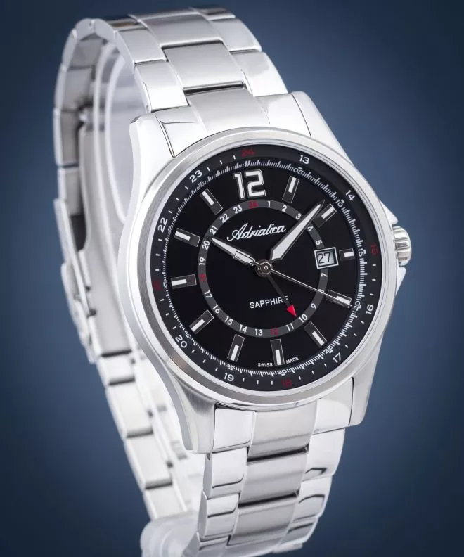 Zegarek męski Adriatica Classic Sapphire A8325.5154Q