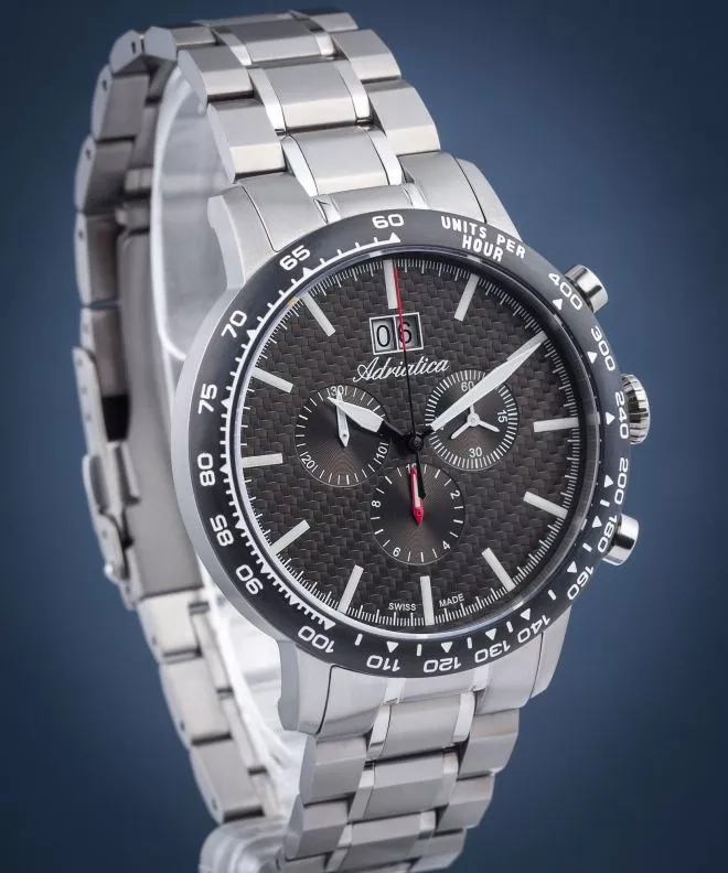 Zegarek męski Adriatica Chronograph SET A8383.4116CH