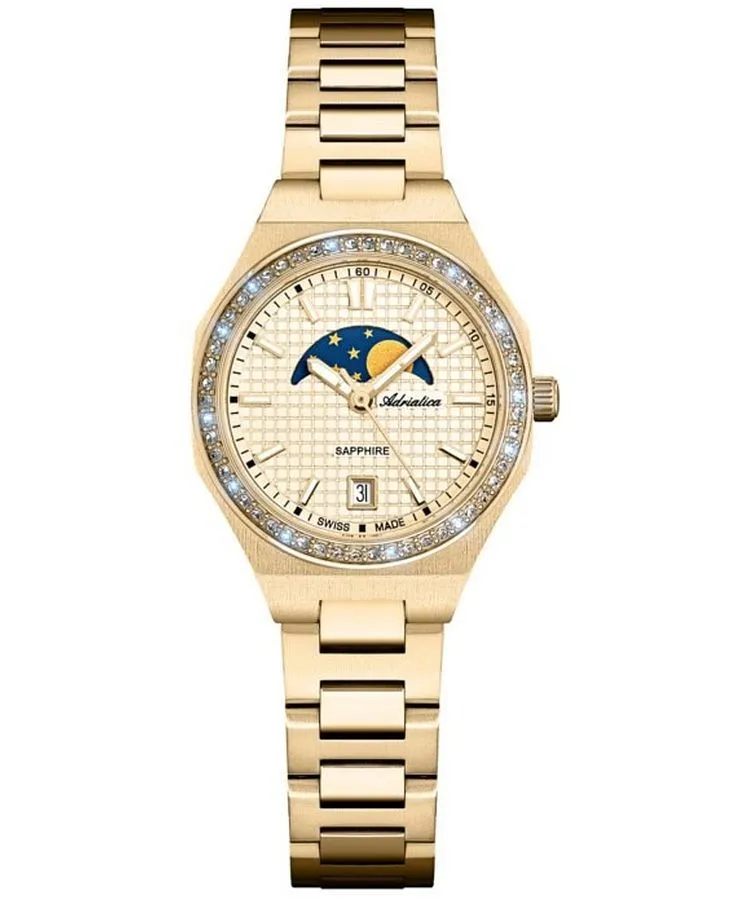 Zegarek damski Adriatica Moonphase A3326.1111SQZ