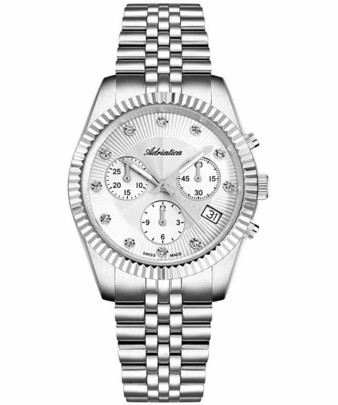 Zegarek damski Adriatica Classic Chronograph A3809.5143CH