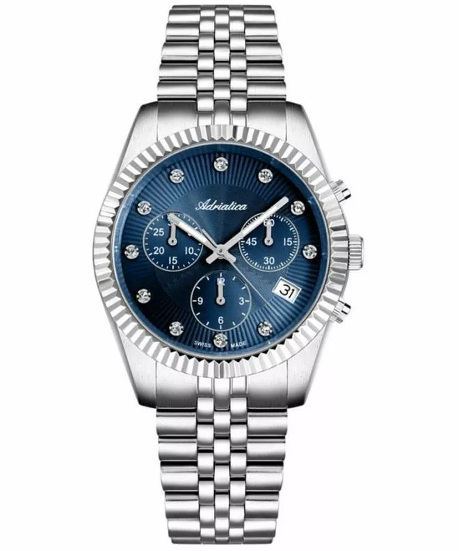 Zegarek damski Adriatica Classic Chronograph A3809.5145CH