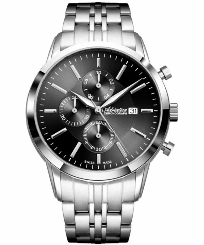 Zegarek męski Adriatica Sapphire Chronograph A8306.5114CH