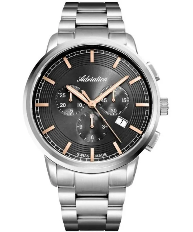 Zegarek męski Adriatica Classic Chronograph A8307.51R6CH