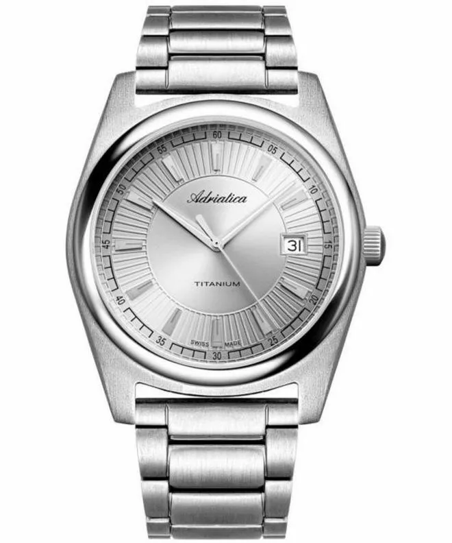 Zegarek męski Adriatica Sapphire Titanium A8319.4117Q