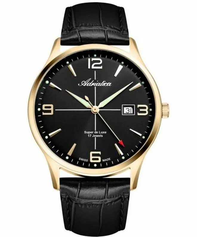 Zegarek męski Adriatica Super de Luxe Mechanical A8331.1254M