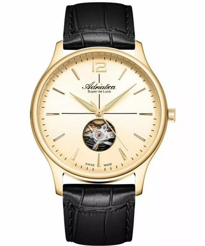 Zegarek męski Adriatica Open Heart Automatic A8339.1251AO