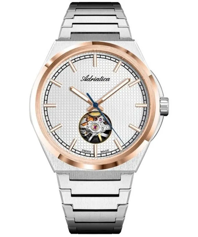 Zegarek męski Adriatica Classic Open Heart Automatic A8348.R113A