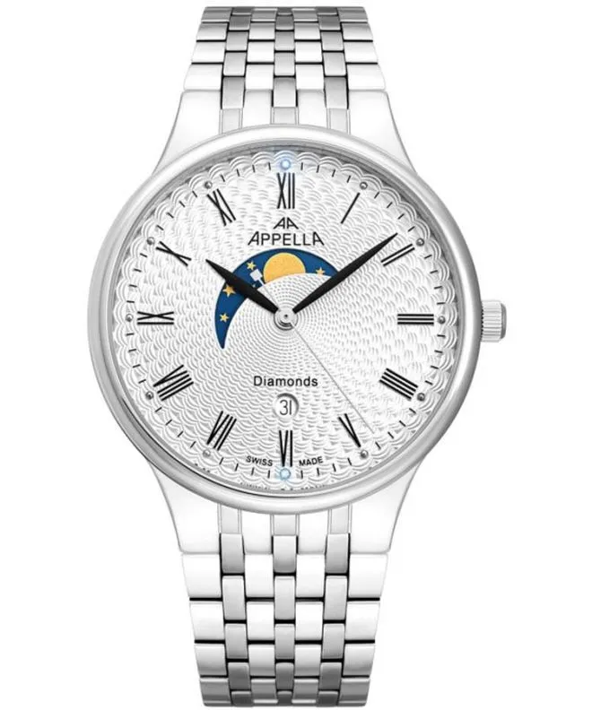 Zegarek męski Appella Moonphase L12002.5133DMQ