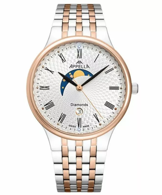 Zegarek męski Appella Moonphase L12002.R133DMQ