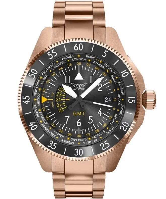 Zegarek męski Aviator Airacobra GMT V.1.37.2.307.5