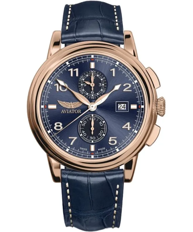 Zegarek męski Aviator Douglas DC-3 Chronograph Limited Edition V.2.45.2.408.4