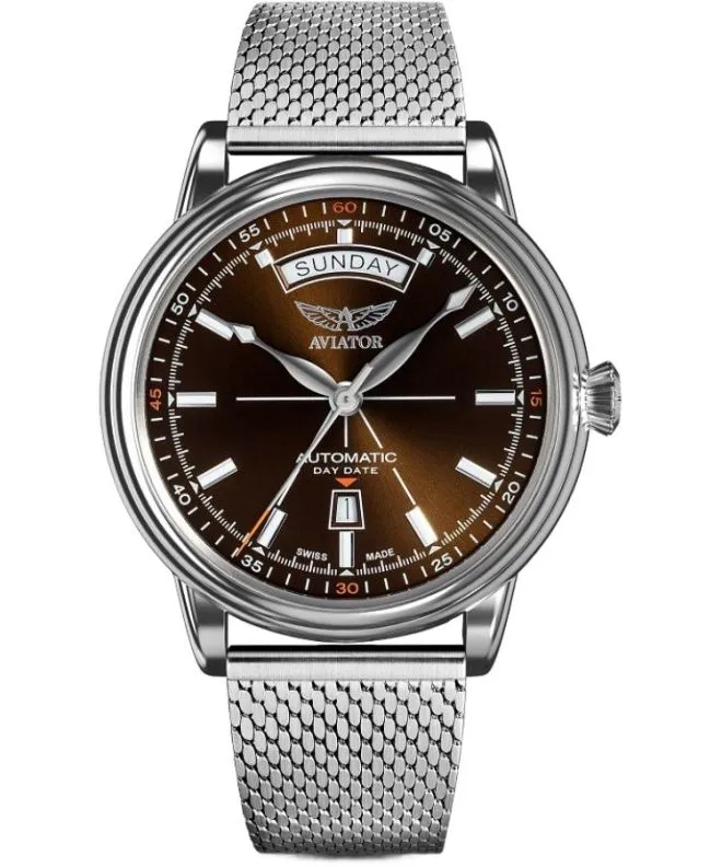Zegarek męski Aviator Douglas Day-Date Automatic Limited Edition V.3.20.0.140.5