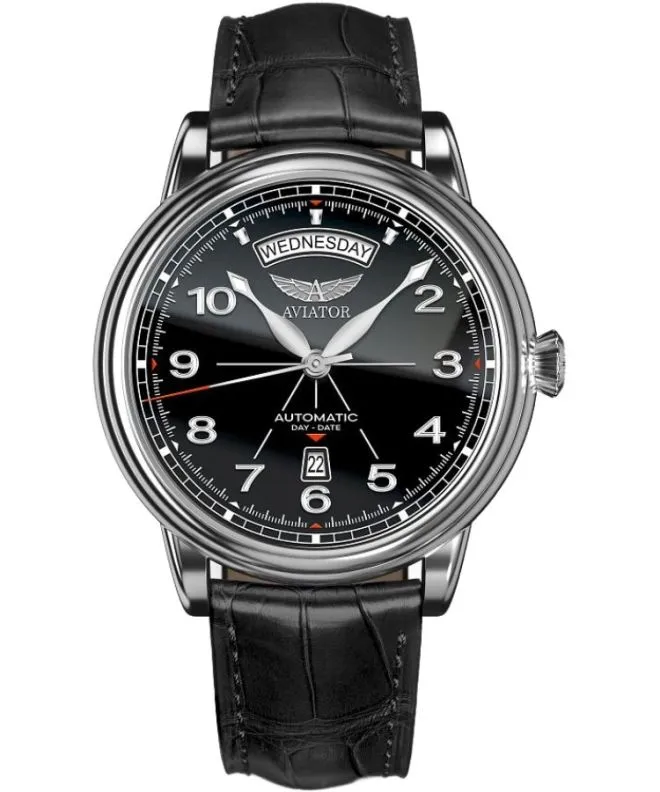 Zegarek męski Aviator Douglas DC-3 Day-Date Automatic Limited Edition V.3.44.0.397.4