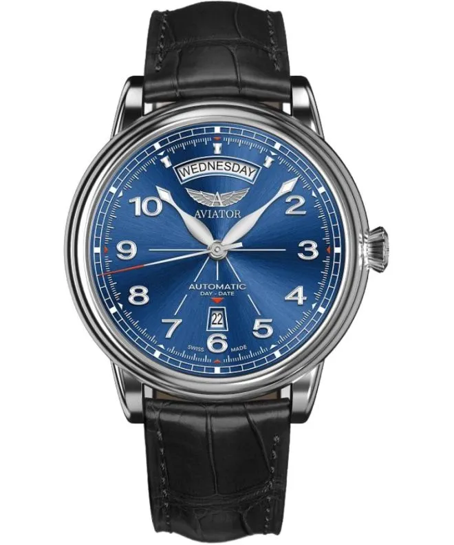 Zegarek męski Aviator Douglas DC-3 Day-Date Automatic Limited Edition V.3.44.0.401.0