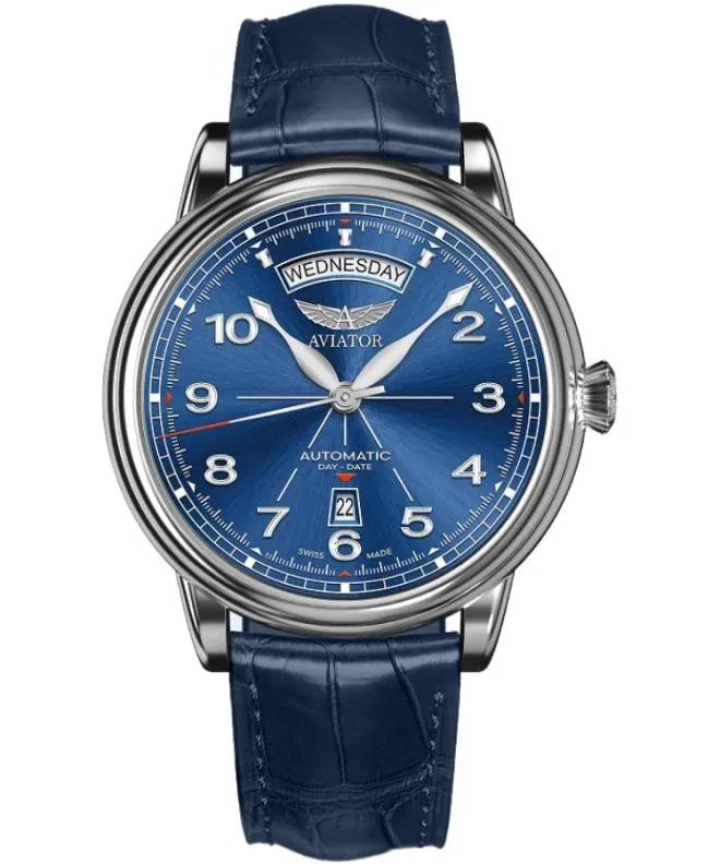 Zegarek męski Aviator Douglas DC-3 Day-Date Automatic Limited Edition V.3.44.0.401.4