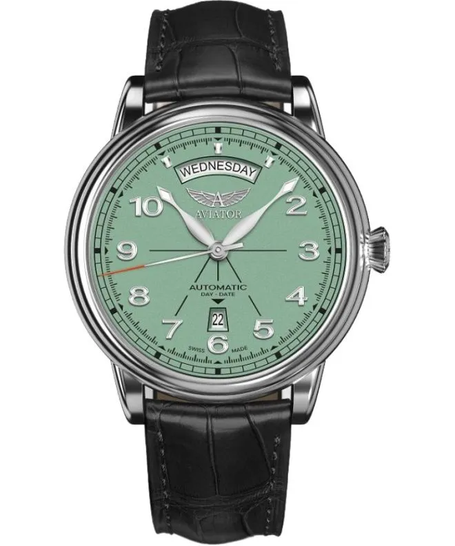 Zegarek męski Aviator Douglas DC-3 Day-Date Automatic Limited Edition V.3.44.0.403.4