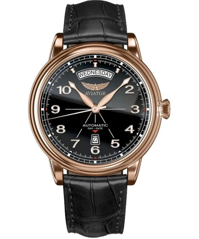Zegarek męski Aviator Douglas DC-3 Day-Date Automatic Limited Edition V.3.44.2.398.4