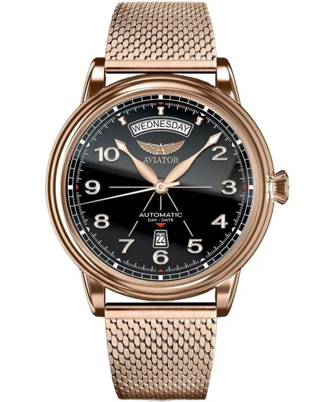Zegarek męski Aviator Douglas DC-3 Day-Date Automatic Limited Edition V.3.44.2.398.5