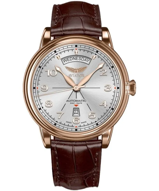 Zegarek męski Aviator Douglas DC-3 Day-Date Automatic Limited Edition V.3.44.2.400.4