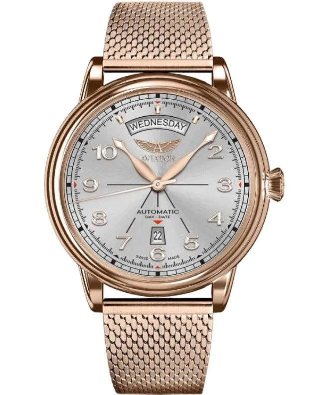 Zegarek męski Aviator Douglas DC-3 Day-Date Automatic Limited Edition V.3.44.2.400.5