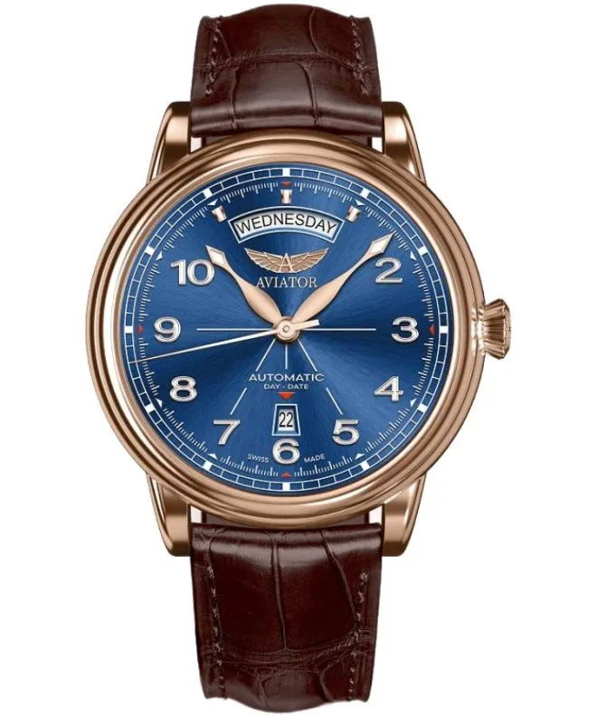 Zegarek męski Aviator Douglas DC-3 Day-Date Automatic Limited Edition V.3.44.2.402.0