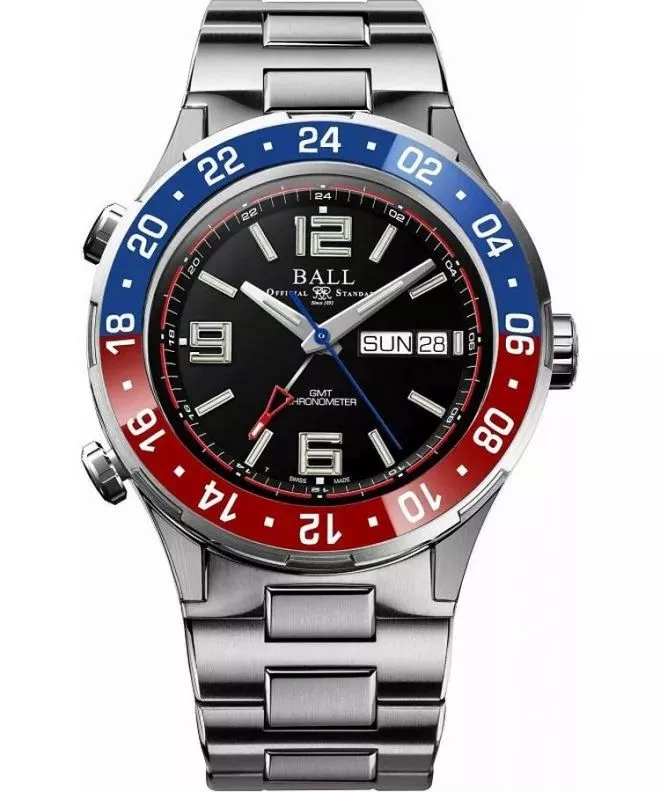 Zegarek męski Ball Roadmaster Marine GMT Automatic Titanium Limited Edition DG3000A-S4C-BK