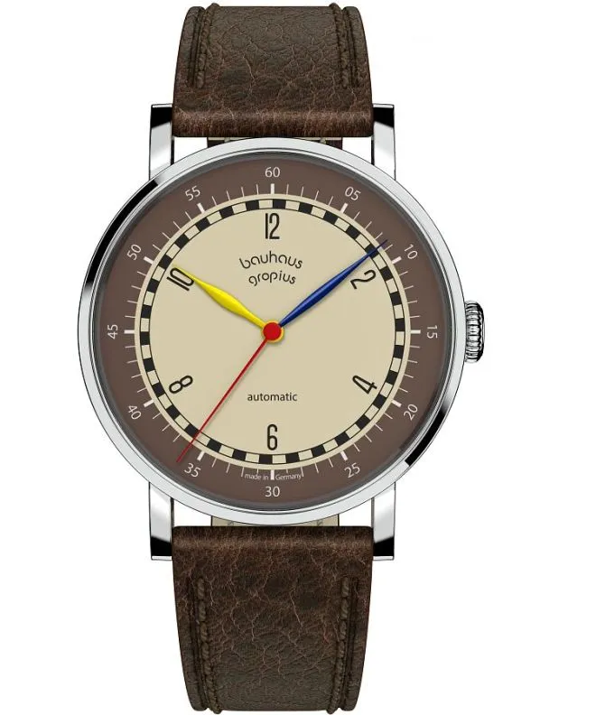 Zegarek męski Bauhaus Walter Gropius New Bauhaus Automatic WG.NA002-08