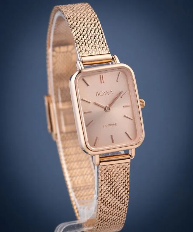 Zegarek damski BOWA Dubai Full Rose-Gold Mesh 20 DU207-77-107M