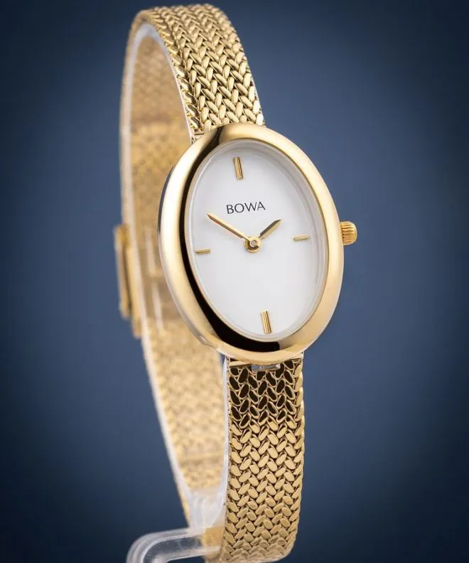 Zegarek damski BOWA Oslo White-Gold Mesh 23 OS234-24-104M