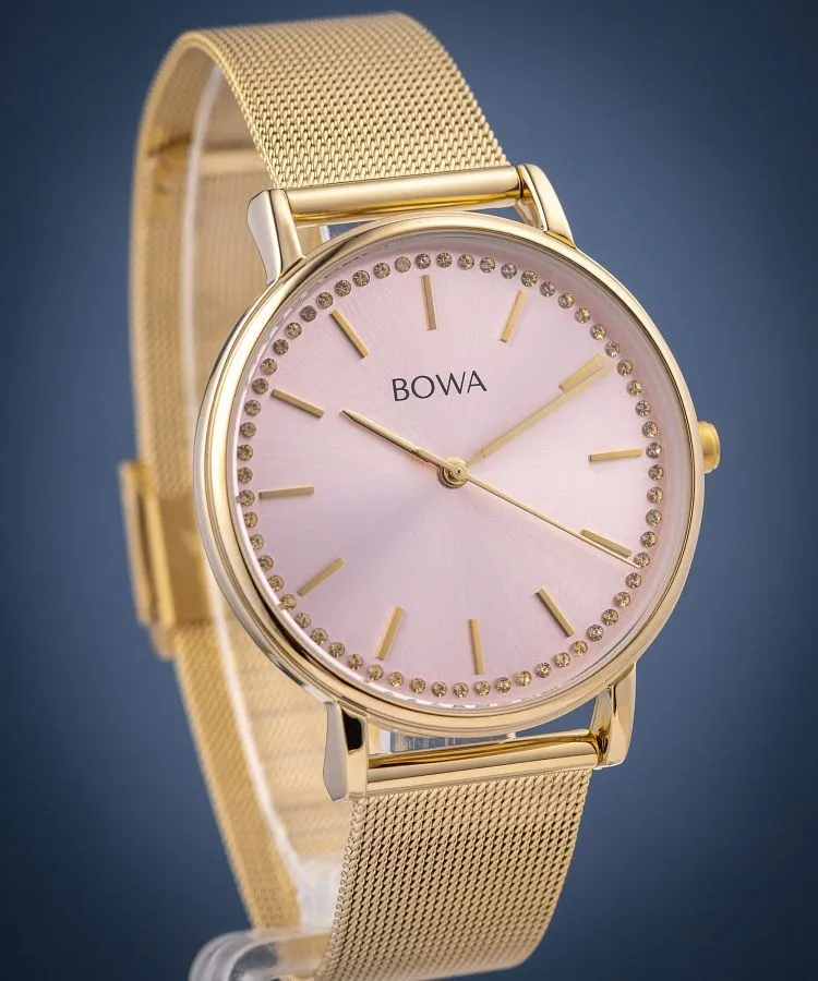 Zegarek BOWA Rio Rose-Gold Gold Mesh 38 RI384-74-184M