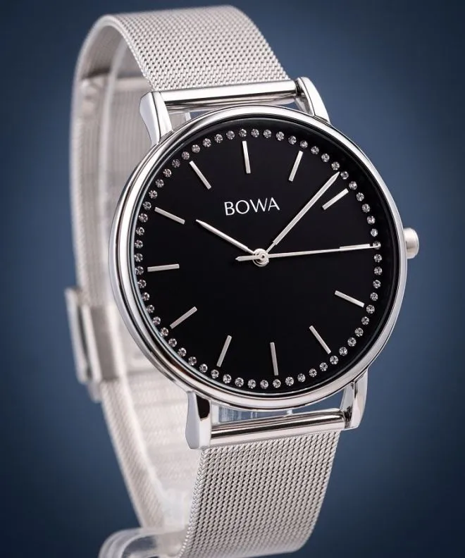 Zegarek BOWA Rio Black-Silver Mesh 38 RI385-15-185M