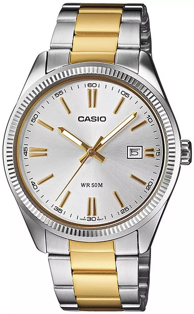 Zegarek męski Casio MTP biały MTP-1302SG-7AVEF