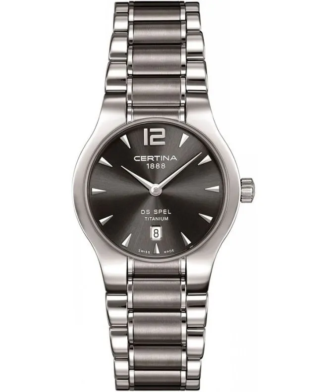Zegarek damski Certina DS Spel Lady Round Titanium C012.209.44.087.00 (C0122094408700)