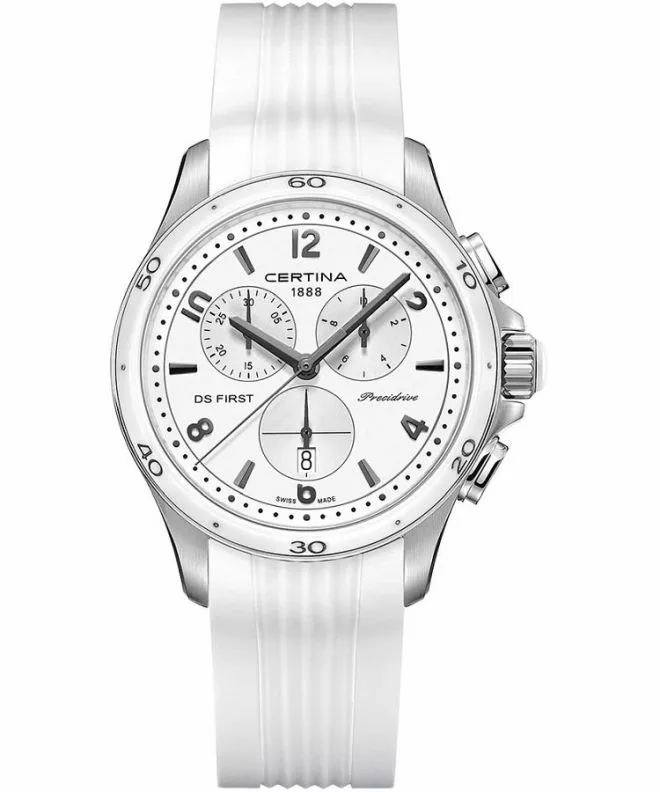 Zegarek damski Certina DS First Lady Chronograph C030.217.17.017.00 (C0302171701700)