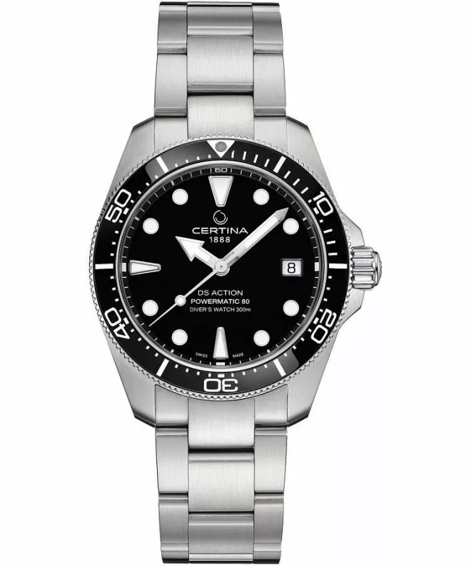 Zegarek męski Certina DS Action Diver 38 mm Powermatic 80 Automatic C048.807.11.051.00 (C0488071105100)