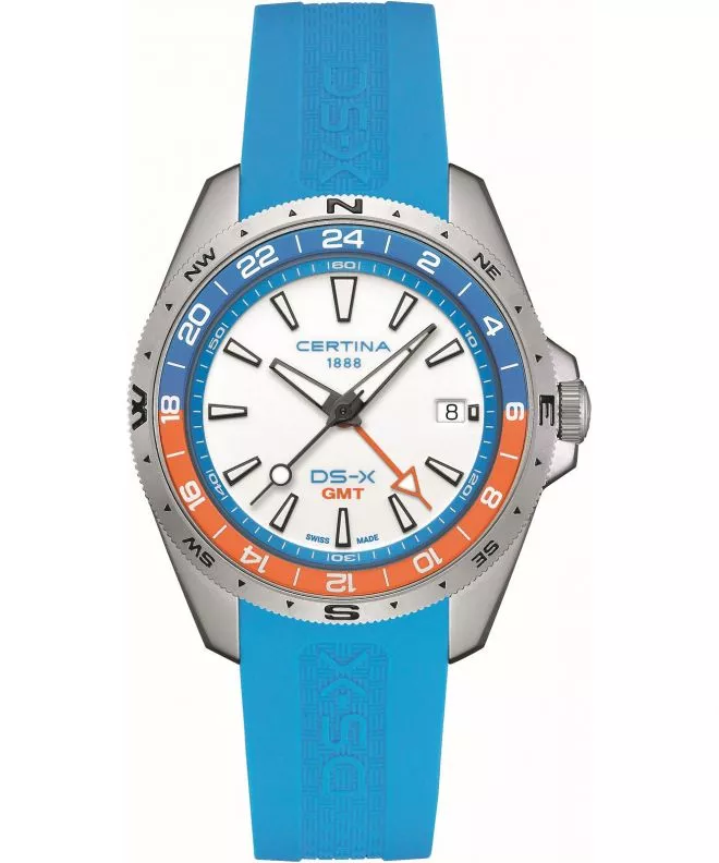 Zegarek męski Certina DS-X GMT C047.452.17.011.00 (C0474521701100)