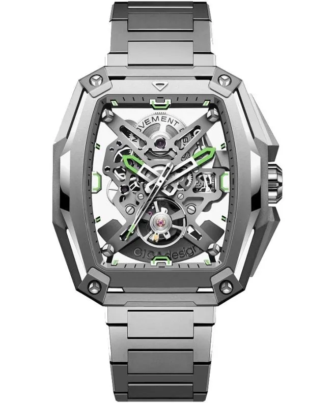 Zegarek męski Ciga Design Hunter Z Series Automatic Skeleton Z041-TT01-1T