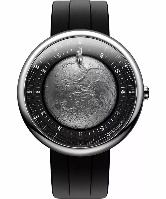 Zegarek męski Ciga Design U Series Moon Walker Automatic Titanium GPHG 2021 U055-TIGR-6B