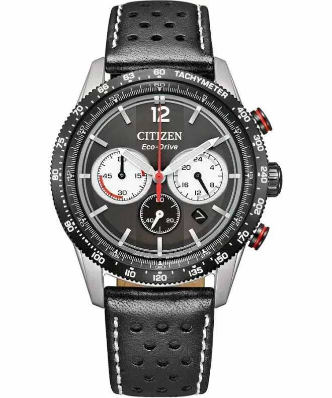 Zegarek męski Citizen Vintage Racing Eco-Drive Chronograph CA4717-06E
