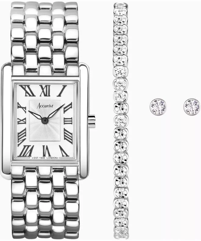 Zegarek damski Accurist Rectangle Gift Set 89002