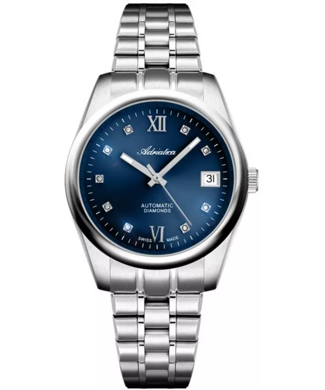 Zegarek damski Adriatica Classic Automatic Diamonds A3198.5185DA