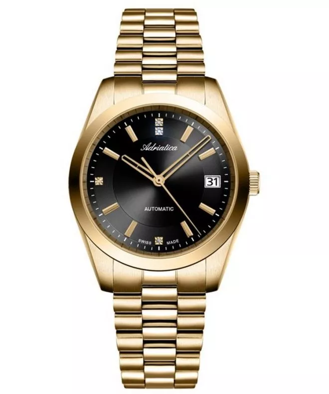 Zegarek damski Adriatica Classic Automatic Diamonds A3802.1116AD